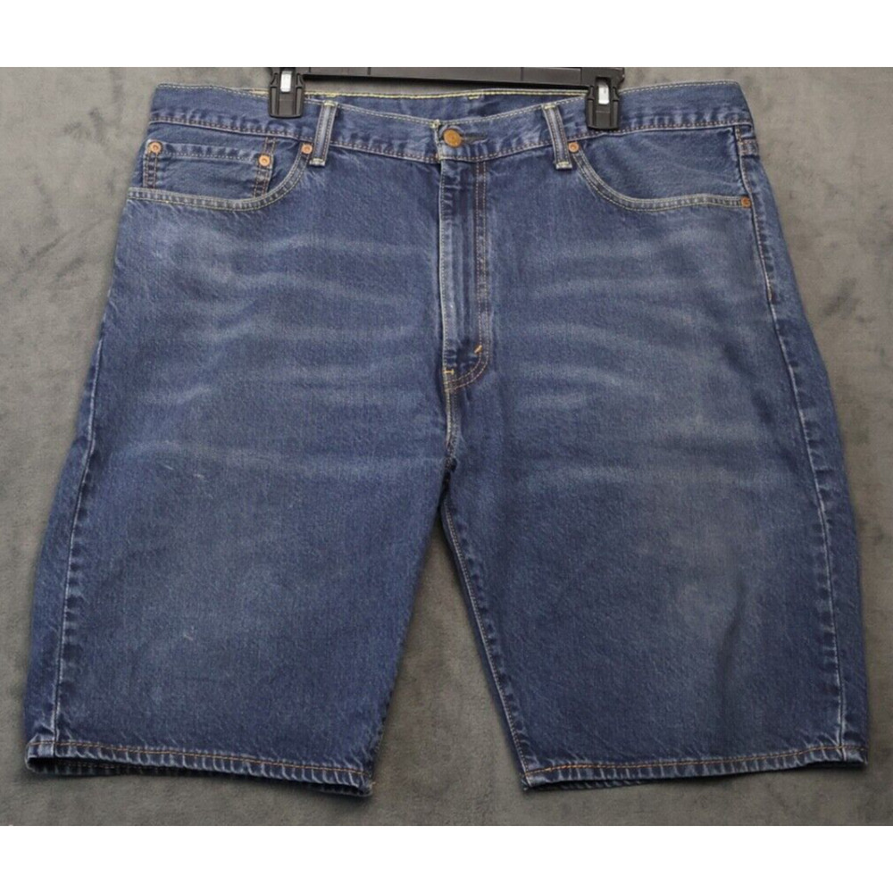 Levi’s 505 Jean Shorts Dark Wash Regular Fit Men’s Size 40 *Pre-Owned*‎